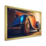 Vintage Old timer Classic Car Elegance - Cars Retro Canvas Wall Art