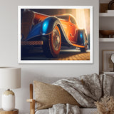 Vintage Old timer Classic Car Elegance - Cars Retro Canvas Wall Art