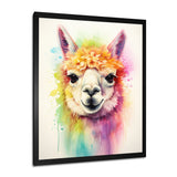 Cool Alpaca Portrait - Alpaca Wall Decor