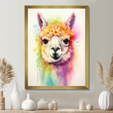 Cool Alpaca Portrait - Alpaca Wall Decor