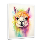 Cool Alpaca Portrait - Alpaca Wall Decor