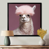Fancy Glam Alpaca - Alpaca Wall Art Prints