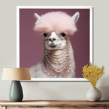 Fancy Glam Alpaca - Alpaca Wall Art Prints
