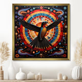 Majestic Black Eagle Ethnic Seal - Multi-Color Eagle Wall Art