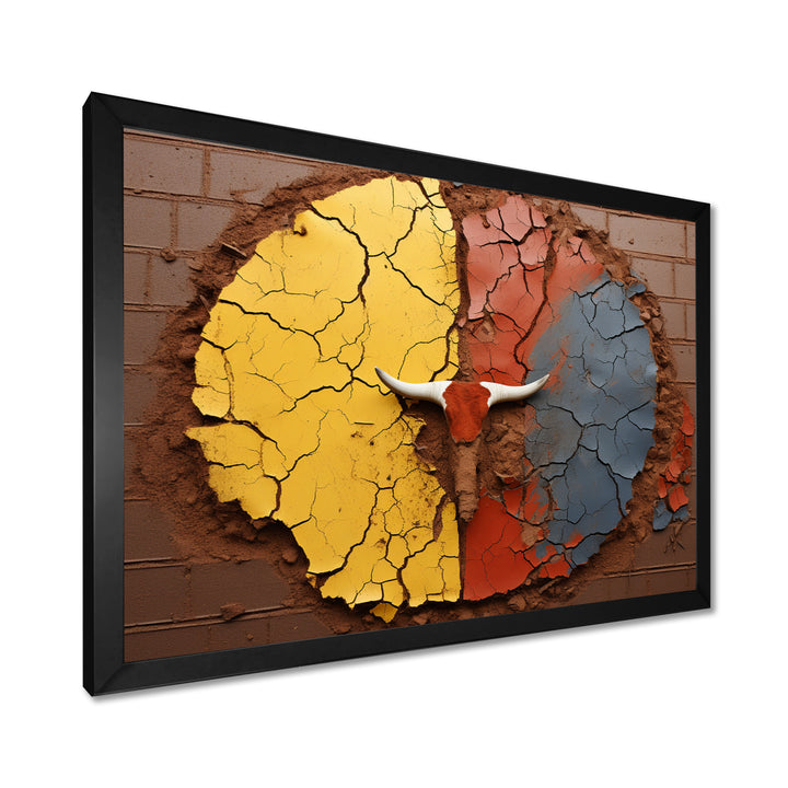 Tribe Of The Wild Bison - Bison Living Room Wall Art