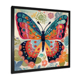 Boho Butterfly Wings of Spring - Multi-Color Butterfly Wall Art