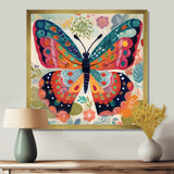 Boho Butterfly Wings of Spring - Multi-Color Butterfly Wall Art