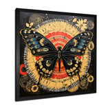 Monarch Collage On Glam Gold Seal - Butterfly Home Decor Art