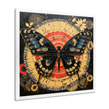 Monarch Collage On Glam Gold Seal - Butterfly Home Decor Art