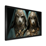 Majestic Royal White Cats - Cat Fashion Wall Art Prints