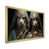 Majestic Royal White Cats - Cat Fashion Wall Art Prints