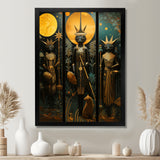 Ritual Cat Ceremony - Cat Canvas Wall Art