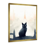 Urban Black Cat - Black Cat Wall Art