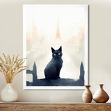 Urban Black Cat - Black Cat Wall Art