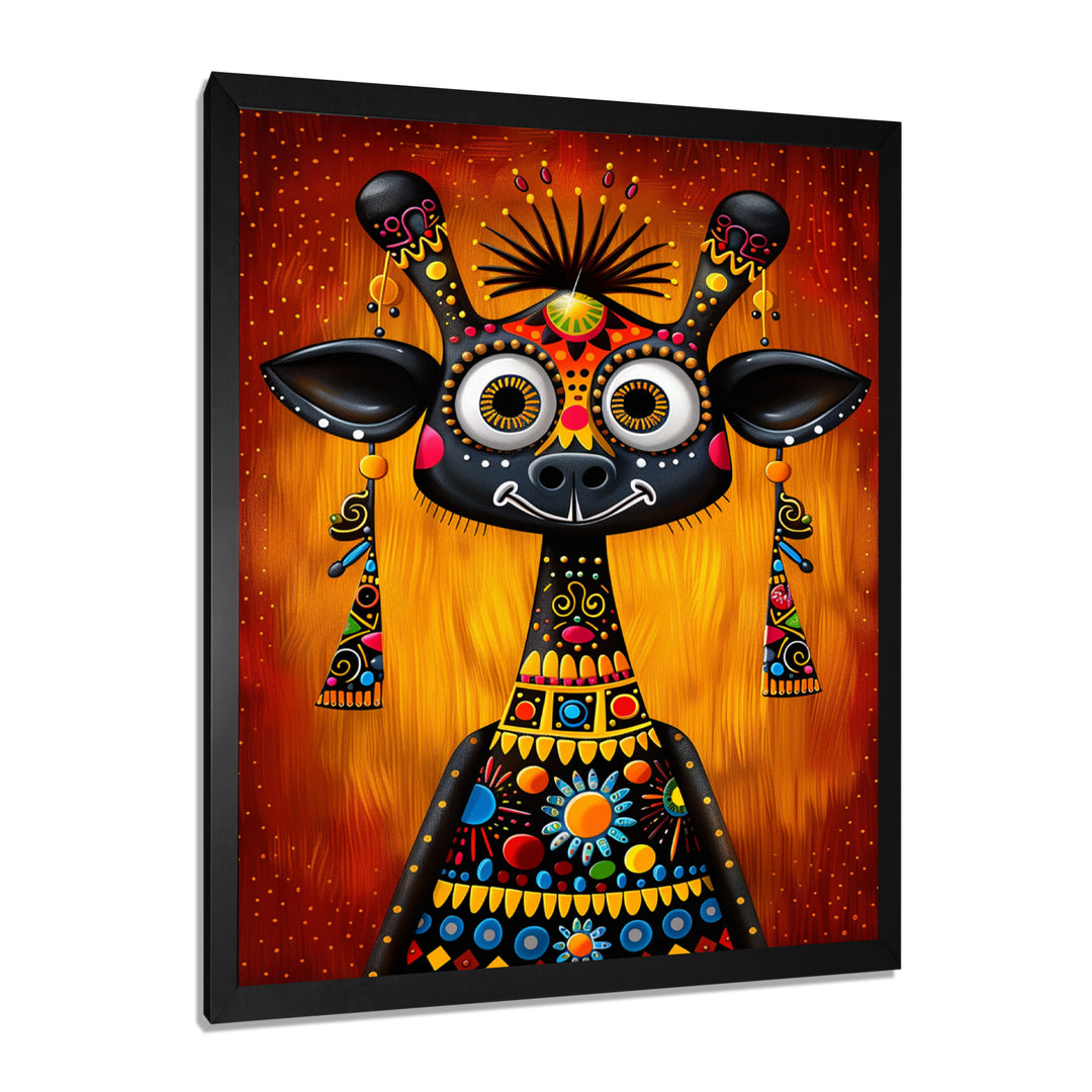 Carnivalesque Cow Colorful Boho - Cow Wall Decor