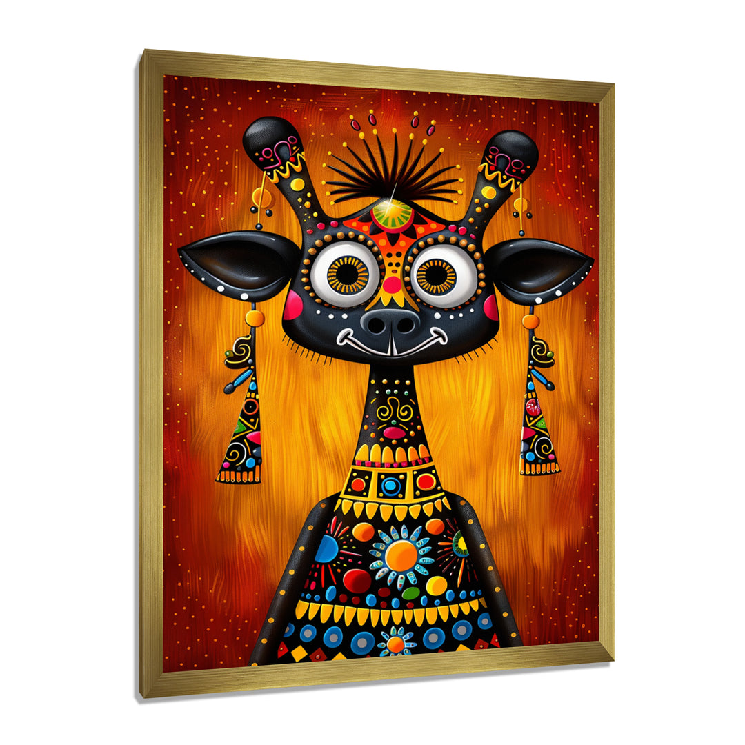 Carnivalesque Cow Colorful Boho - Cow Wall Decor