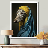 Elegant Portrait Of Greyhound - Dog Wall Art Prints
