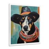 Painting Of Doberman With Black Hat - Dog Doberman Wall Art Prints