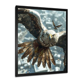 Majestic Eagle Roaming The Winter Sky - Eagle Wall Decor