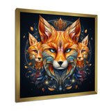 Portrait Of Majestic Magical Fox - Fox Large Canvas Wall Art