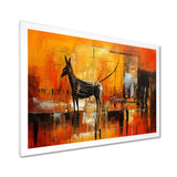Gazelle In African Savanne - Leopard Canvas Wall Art