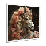 Gracious Horse Retro Glam - Horse Large Canvas Wall Art