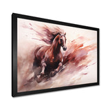 Grace Of Galloping Wild Horse - Horse Home Decor Art