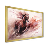 Grace Of Galloping Wild Horse - Horse Home Decor Art