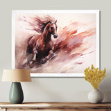Grace Of Galloping Wild Horse - Horse Home Decor Art