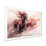 Grace Of Galloping Wild Horse - Horse Home Decor Art