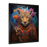 Tribe Of The Blue Leopard - Multi-Color Leopard Wall Art