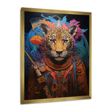 Tribe Of The Blue Leopard - Multi-Color Leopard Wall Art
