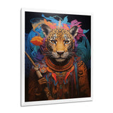 Tribe Of The Blue Leopard - Multi-Color Leopard Wall Art