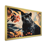 Quiet Black Panther Lurking In The Jungle - Panther Home Decor Art
