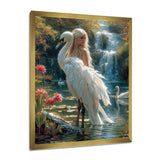The Gracious Mystery Of The White Swan - Swans Bedroom Wall Art