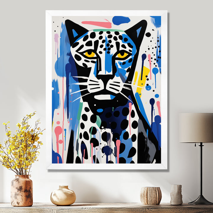 Abstract Portrait Of A Sad Tiger - Tiger Wall Decor