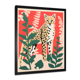 Tiger Lurking In The Forest Retro Illustration - Tiger Wall Art Prints