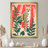Tiger Lurking In The Forest Retro Illustration - Tiger Wall Art Prints