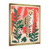 Tiger Lurking In The Forest Retro Illustration - Tiger Wall Art Prints
