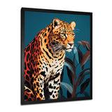 Portrait Of Gracious Tiger At Dusk - Tiger Framed Canvas Art