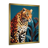 Portrait Of Gracious Tiger At Dusk - Tiger Framed Canvas Art