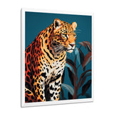 Portrait Of Gracious Tiger At Dusk - Tiger Framed Canvas Art