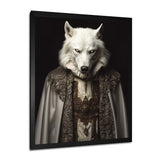 White Wolf Wisdom Of Noble Grace - Wolf Wall Art Prints