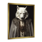 White Wolf Wisdom Of Noble Grace - Wolf Wall Art Prints