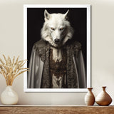 White Wolf Wisdom Of Noble Grace - Wolf Wall Art Prints