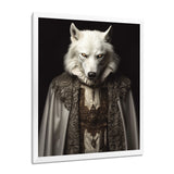 White Wolf Wisdom Of Noble Grace - Wolf Wall Art Prints