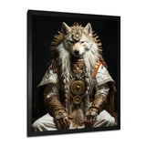 White Wolf Shaman Tribal Wisdom - White Wolf Wall Art