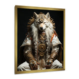 White Wolf Shaman Tribal Wisdom - White Wolf Wall Art