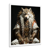 White Wolf Shaman Tribal Wisdom - White Wolf Wall Art
