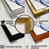 Grey and Gold Transcendent Impressions I - Multi-Panels